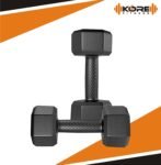 PVC-1KG-COMBO161 Fixed Dumbbell Set, 1Kg Set of 2 Dumbbells Set and Fitness Kit for Men and Women Whole Body Workout - Black  Migento.in Home & Kitchen