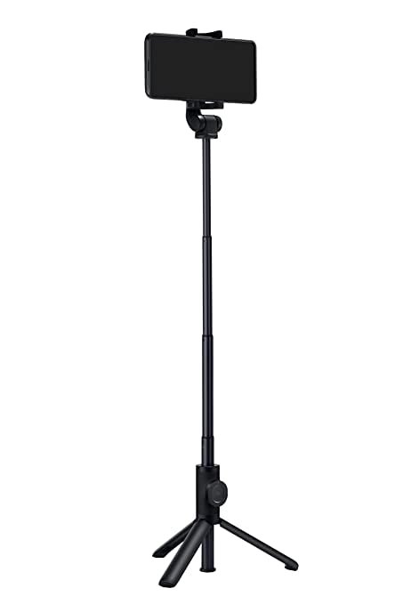 Bluetooth Selfie Stick  (Black, Remote Included)