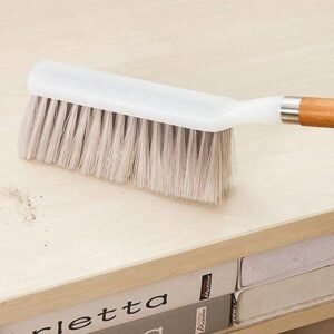 Bristles Long Soft Carpet Cleaning Brush for Tiles, Carpet, Bed, Sofa, Mattress, Window, Bathroom, Car Seat, Curtain, Cution Dust Cleaner for Home Office - Pack of 1 (Multicolor)