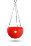 Hanging Planter  (Pack of 3,Plastic,red)