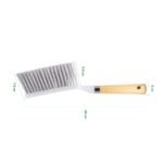 Long Bristle Plastic Cleaning Brush for Household Upholstery (Standard Size, Random Colour)