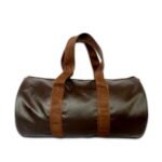 Buy  Waterproof 15 LTR Genuine Leatherette Gym Bag Duffel Bag for Men and Women, Heavy Duty Small (Brown) at Migento.in