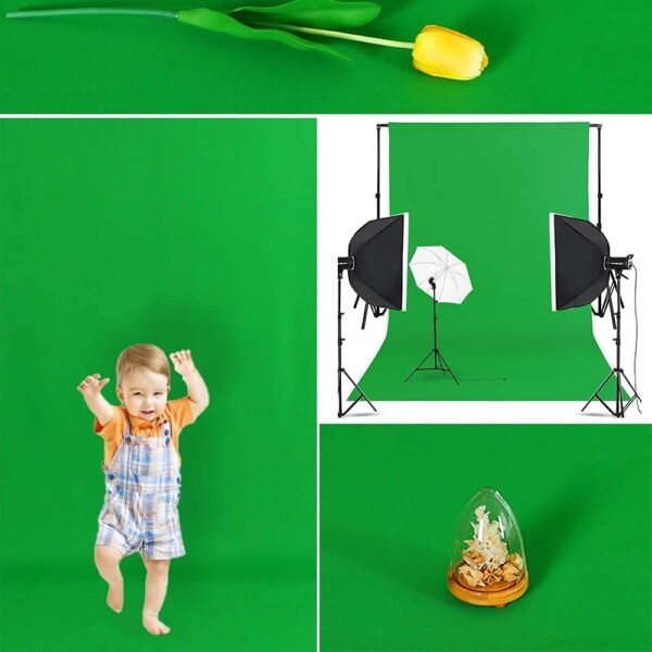 PRO 8 ft. X 12 ft.  green Screen for best photo shoot