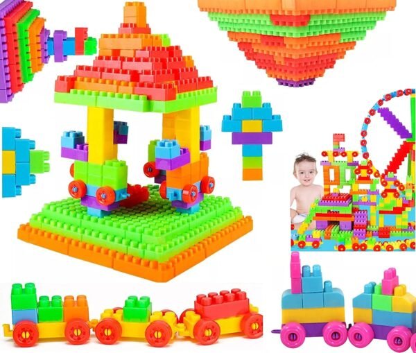 Building Blocks for Kids with Wheel