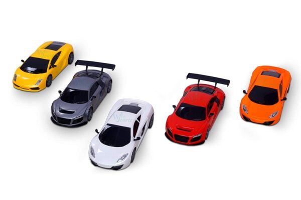 plastic racing car