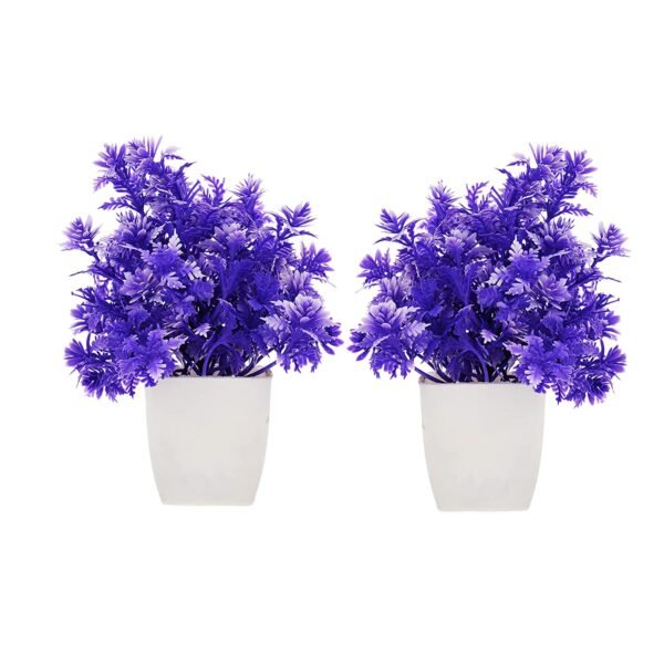 Artificial Bonsai ( Set of 2, Blue)