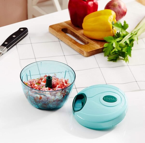 Buy Migento Brand -  Plastic Compact Vegetable Chopper (350 ml, Green) Online at Low Prices in India - Migento.in