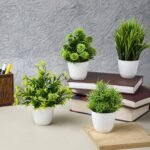Artificial Bonsai (Green, Set of 2)