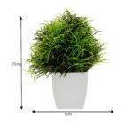 Artificial Bonsai  Grass (Green, Set of 2)