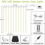 8 Modes Curtain Lights  (Golden)