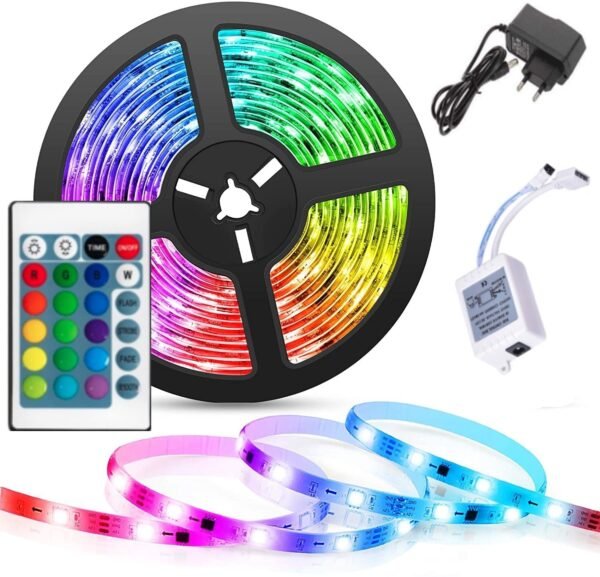 5 Meter LED Strip Light with Remote Control