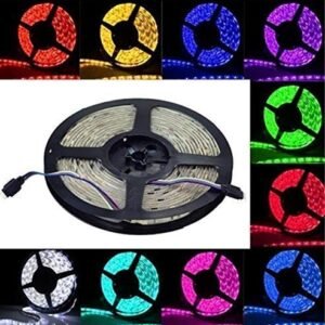 RGB Remote Control Multicolor Led Strip Light for Home, Office, and Festival Decoration (5 Meter)