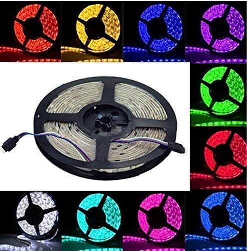 RGB Remote Control Multicolor Led Strip Light for Home, Office, and Festival Decoration (5 Meter)