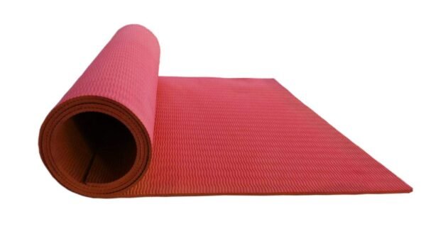 Handloom Furnishing Yoga Mat 4 MM Red color