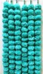 Marigold Fluffy Flowers Garlands for Decoration - (sky blue, 5 Pieces)