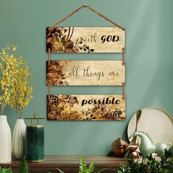 Wooden Wall Hangings for Home Decoration