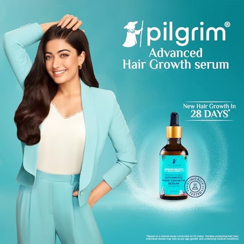 Pilgrim Redensyl 3% + Anagain 4% Advanced Hair Growth Serum (50ml) with Natural Ingredients, Controls Hair Fall, Stimulates Hair Growth, Increase Hair Density | Hair Growth Serum for Men & Women Online at Low Prices in India - Migento.com