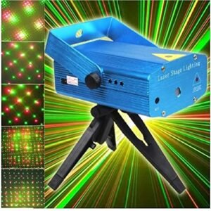 migento india One94Store Party Mini Laser Projector Stage Lighting Sound Activated Dot Design Laser Light for Party and Dj with Mini-Tripod Stand for Diwali, Wedding, Home Decoration Light (Plug-in), Laser Light Online at Low Prices in India - Migento.com