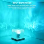 Buy IMNISHNAY Northern Lights Ocean Wave Projector Light, 16 Colors Wave Projection Water Lamp, Wave Night Light,Projector lamp Lights with Remote Control for Office Bar Restaurant Projector Light (Wood) Online at Low Prices in India - Migento.com