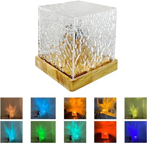 Buy IMNISHNAY Northern Lights Ocean Wave Projector Light, 16 Colors Wave Projection Water Lamp, Wave Night Light,Projector lamp Lights with Remote Control for Office Bar Restaurant Projector Light (Wood) Online at Low Prices in India - Migento.com