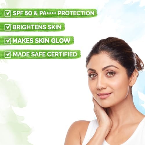 Mamaearth Vitamin C Daily Glow Sunscreen with Vitamin C & Turmeric for Sun Protection & Glow - 50 g | SPF 50 PA++++ | No White Cast | Lightweight & Non-Sticky | Brightens Skin | For All Skin Types  Migento.com Beauty