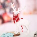 migento india Buy PartyToko Set of 1 Reindeer Christmas Decorations Indoor,Christmas Deer Figurines,Decorative Xmas Elk for Party Holiday Tabletop Shelf Desk Office Decorations and Display 1pcs Online at Low Prices in India - Migento.com