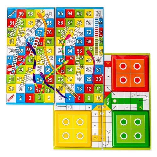 MIGENTO INBDIA Buy RATNA'S Classic Strategy Game Little Snakes and Ladders with Ludo 2 In 1 for Young Businessman (Multicolour),5 years and up Online at Low Prices in India - Migento.com