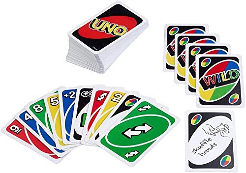 MIGENTO INDIA Mattel Uno Playing Card Game For 7 Yrs And Above For Adult,Set Of 112 Cards, Multicolor  Migento.com Toys & Games