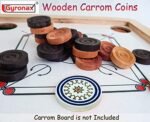 MIGENTO INDIA Buy Gyronax Wooden Carrom Coin (24 Coins with 1 STRICKER) with Carrom Powder for all ages Online at Low Prices in India - Migento.com